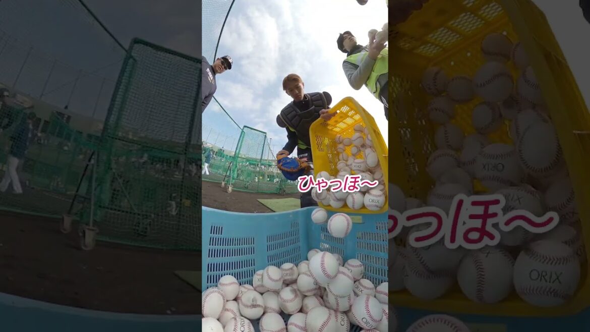 パ・リーグ裏側密着中！「パーソルカメラ」ボールの一日⚾️ #shorts  #パーソルカメラ