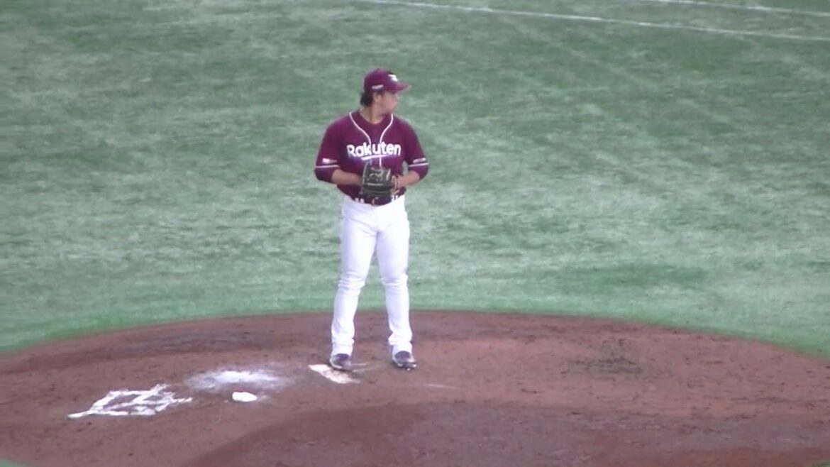 イーグルス藤平尚真の投球フォーム【 読売ジャイアンツ対 楽天ゴールデンイーグルス2024年3月23日】