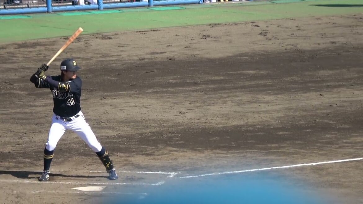 オリックスバファローズ 佐野皓大選手 第2打席 空振り三振 2024/3/13 草薙球場 VS 東北楽天ゴールデンイーグルス