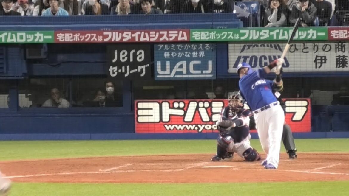 -2024.03.29-【NPB】５回表 中田翔 開幕弾！打った瞬間確信の勝ち越しソロホームラン！ 中日ドラゴンズ（vs東京ヤクルト）