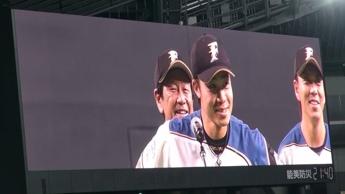 181011 すいません！もう一度やります！ホーム最終戦セレモニーでの中島卓也選手会長挨拶