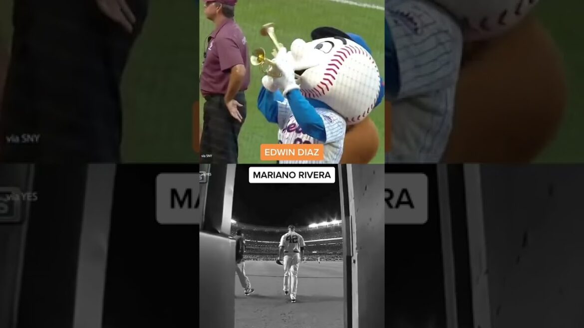 Mariano Rivera vs Edwin Diaz. Who has the better walkout music? 👀🔥 #edwindiaz #marianorivera #mlb