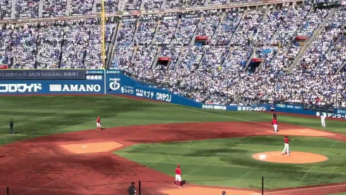 【梶原昂希】いい当たりも菊池涼介のファインプレーに阻まれセカンドライナー 4回裏 横浜DeNAベイスターズ 2024年3月31日 広島東洋カープ アドゥワ誠