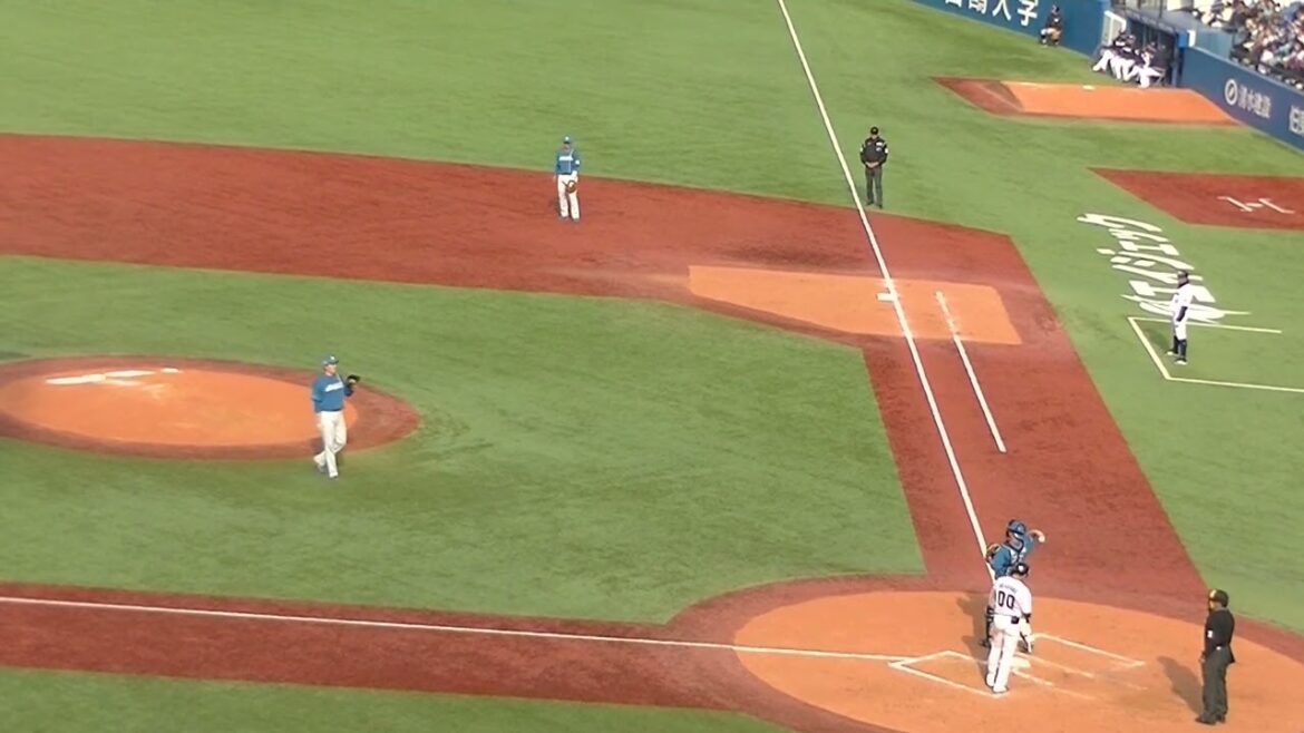 田中正義〜宮本丈をセンターフライ 赤羽由紘を三振で完封リレーで試合終了（2024年3月19日 ヤクルトスワローズ対 日本ハムファイアーズ）