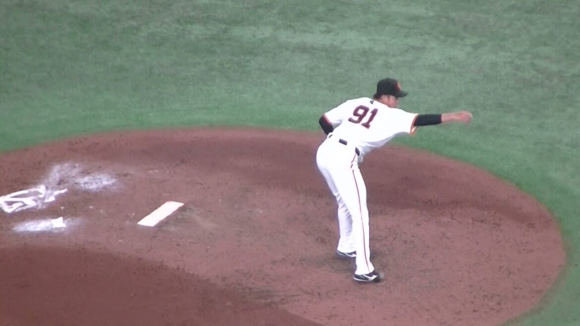 【野球選手フォーム集】巨人 堀田賢慎の投球フォーム（2024年3月22日 読売ジャイアンツ対 楽天ゴールデンイーグルス）