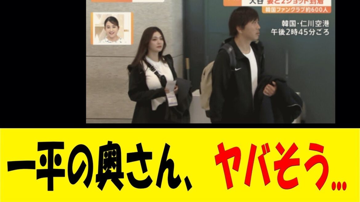 一平の奥さん、ヤバそう...【反応集】【野球反応集】【なんJ なんG野球反応】【2ch 5ch】