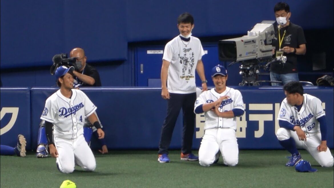 【引退試合】ムードメーカー藤井淳志に谷哲也、堂上直倫も笑顔（2021年10月13日）