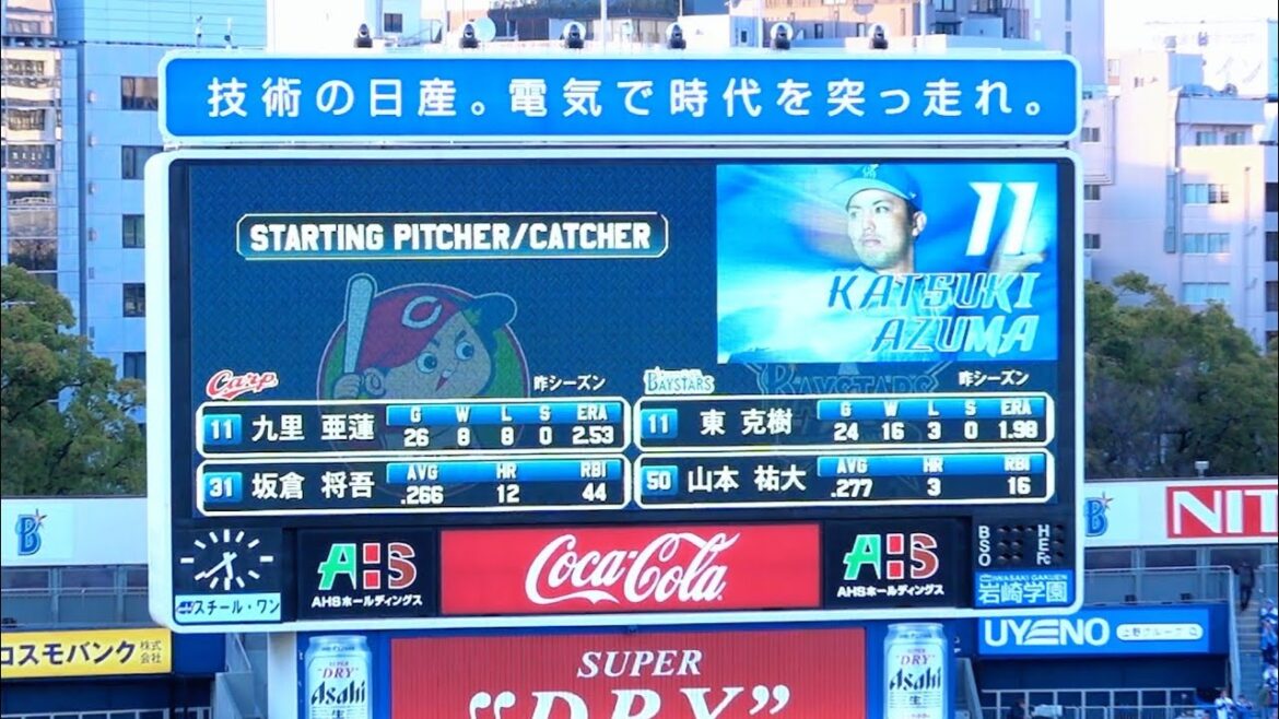 東克樹-山本祐大バッテリーで開幕！先発バッテリー発表 2024/03/29 開幕戦 横浜DeNAベイスターズ 祐大のおかげ