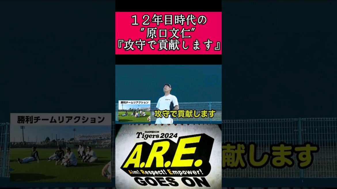 【阪神】"原口文仁"12年目の目標！ #阪神 #阪神タイガース #原口文仁 #shorts