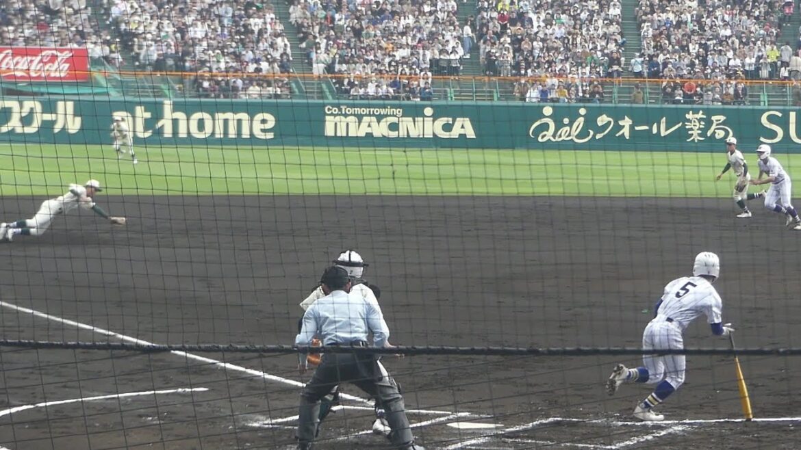 報徳学園 西村大和 ファインプレー!!(健大高崎戦/第96回選抜 決勝戦)