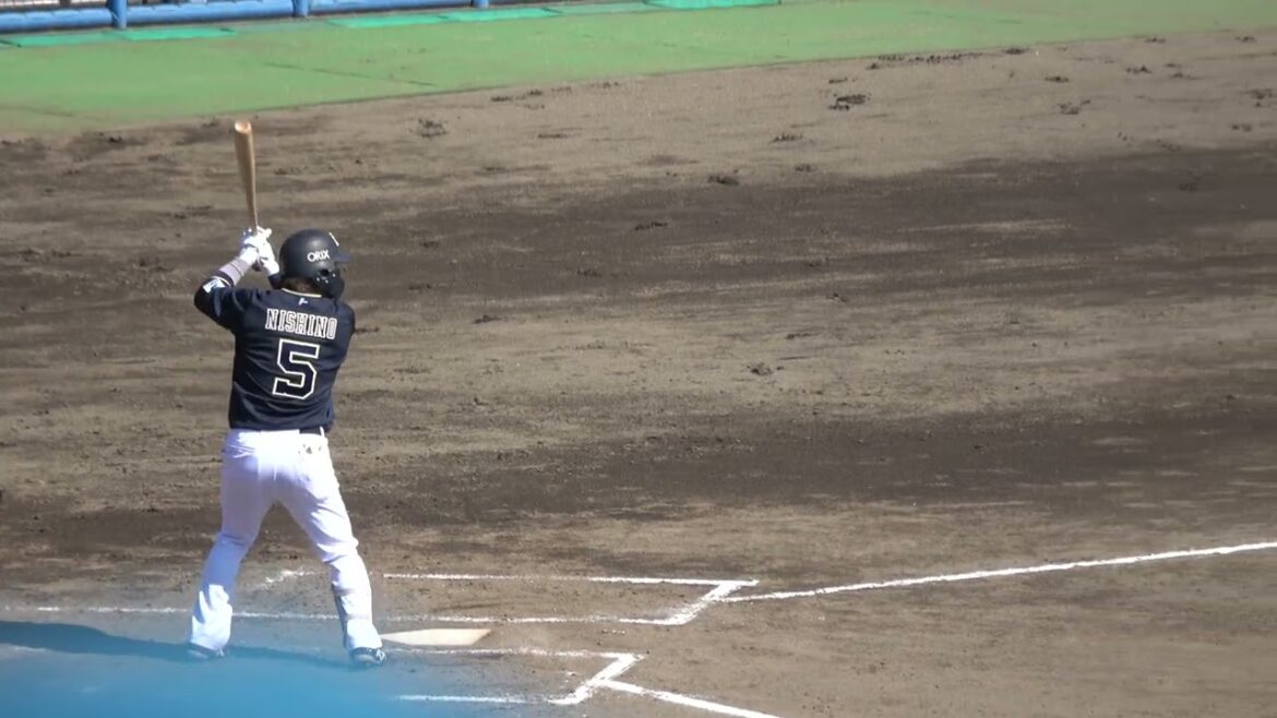 オリックスバファローズ 西野真弘選手 第2打席 ファーストゴロ 2024/3/13 草薙球場 VS 東北楽天ゴールデンイーグルス