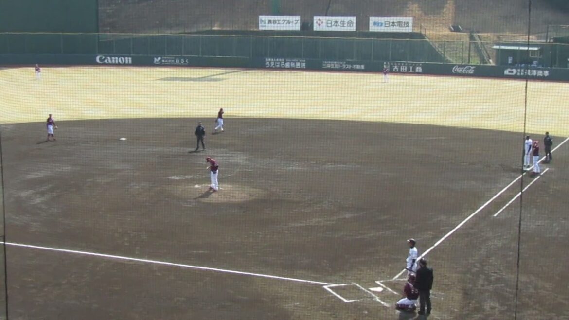 楽天 瀧中瞭太〜ティマにヒット打たれるも続く立岡宗一郎をゲッツーに仕留める素晴らしいピッチング［ 読売ジャイアンツ対 東北楽天ゴールデンイーグルス 2024年3月16日］