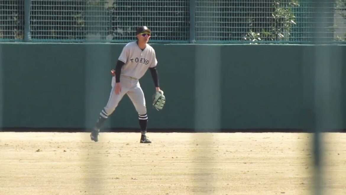 【巨人】レフトを守る快足 舟越秀虎の姿（春季リーグ 千葉ロッテマリーンズ対 読売ジャイアンツ2024年3月14日）