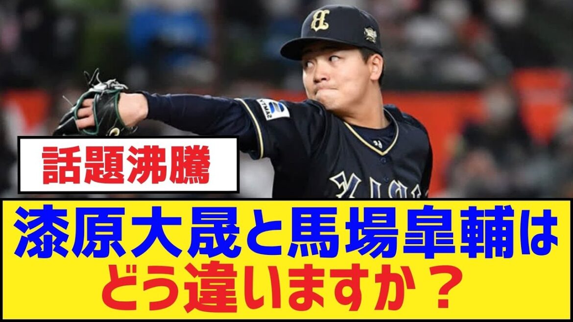 漆原大晟と馬場皐輔はどう違いますか？【漆原 大晟・馬場皐輔・阪神タイガース】