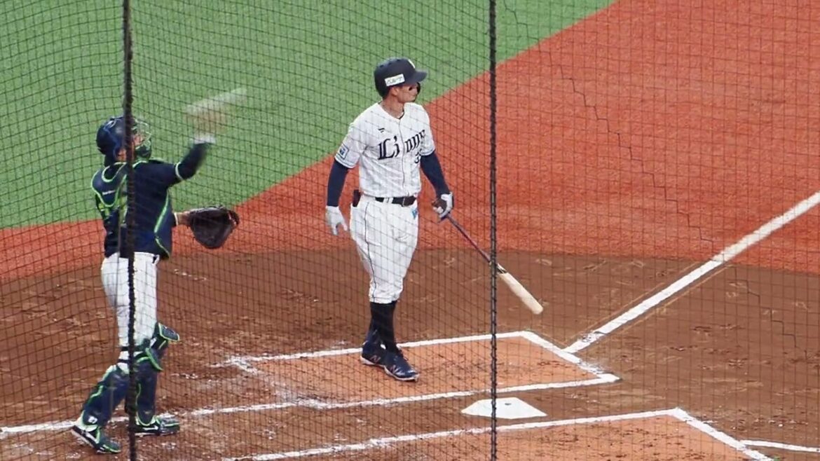 2024.03.24 埼玉西武-東京ヤクルト(ベルーナドーム) 若林楽人 打席シーン