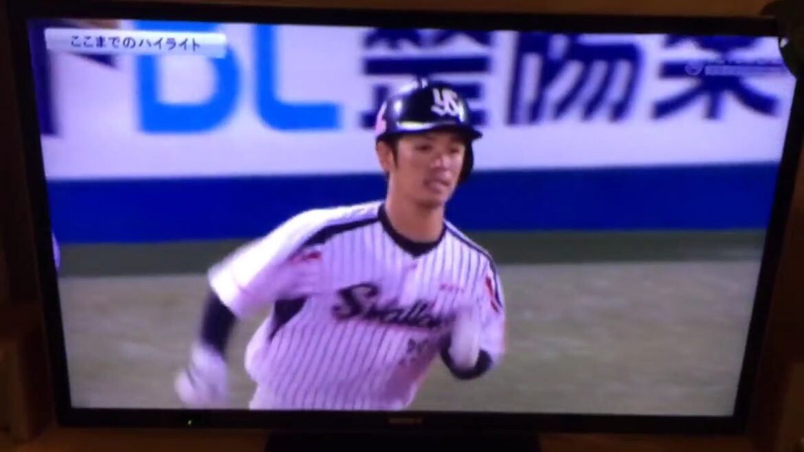 小川泰弘プロ入り初ホームラン