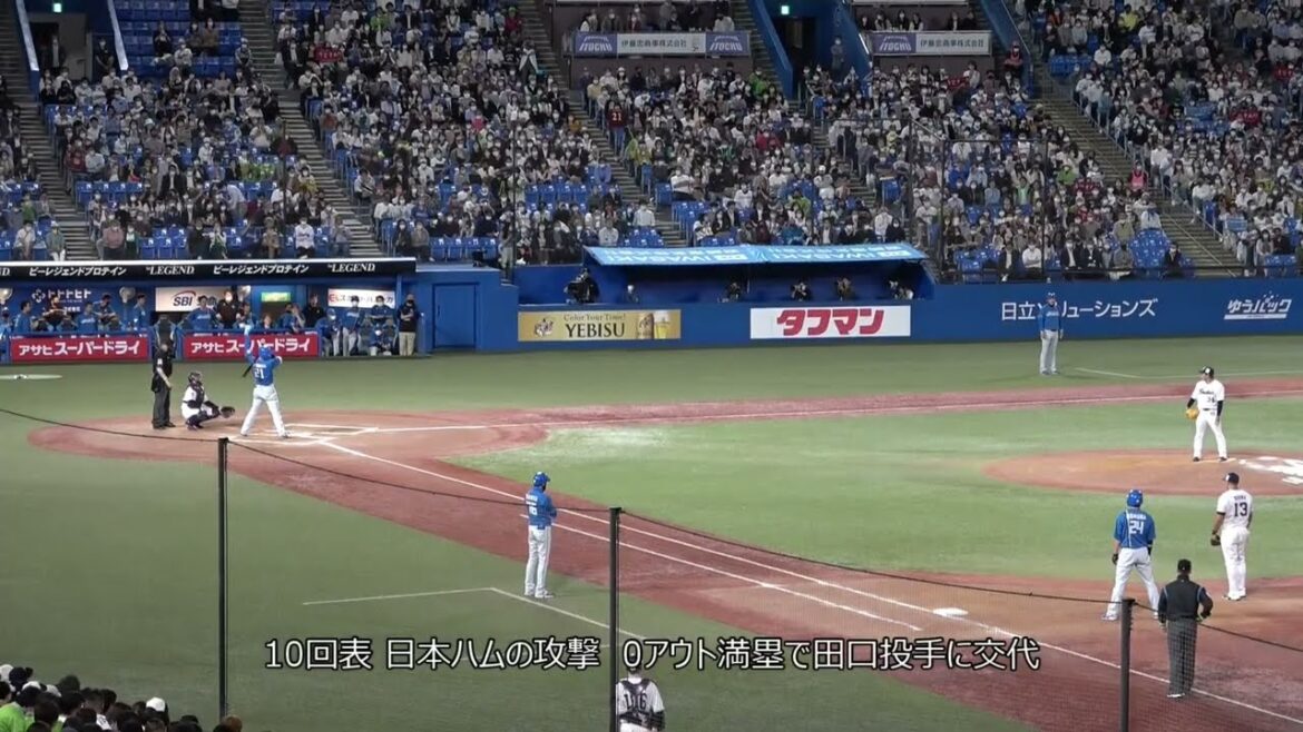 【無死満塁を救援して無失点】田口麗斗投手　東京ヤクルトスワローズ