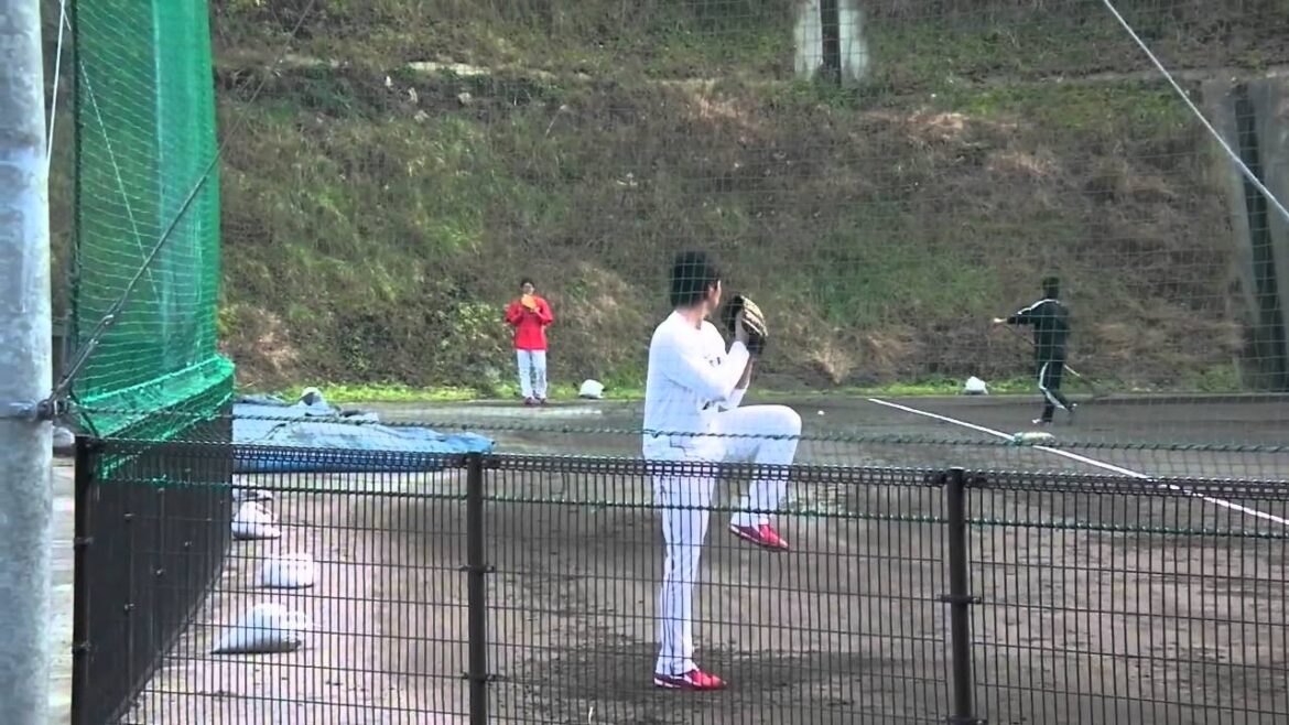 投手必見！ ブレない 軸の強さが良く分かる カープ 大瀬良大地 キャッチボール