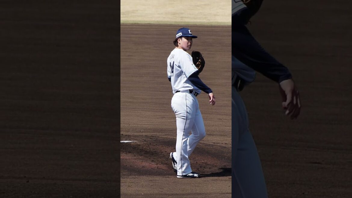 2024.03.30 埼玉西武-明治学院大学(カーミニーク) 上間永遠 投球シーン #プロ野球 #seibulions
