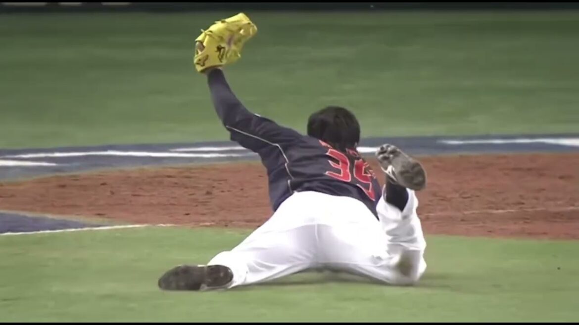 牧田明久　スーパーダイビングキャッチ