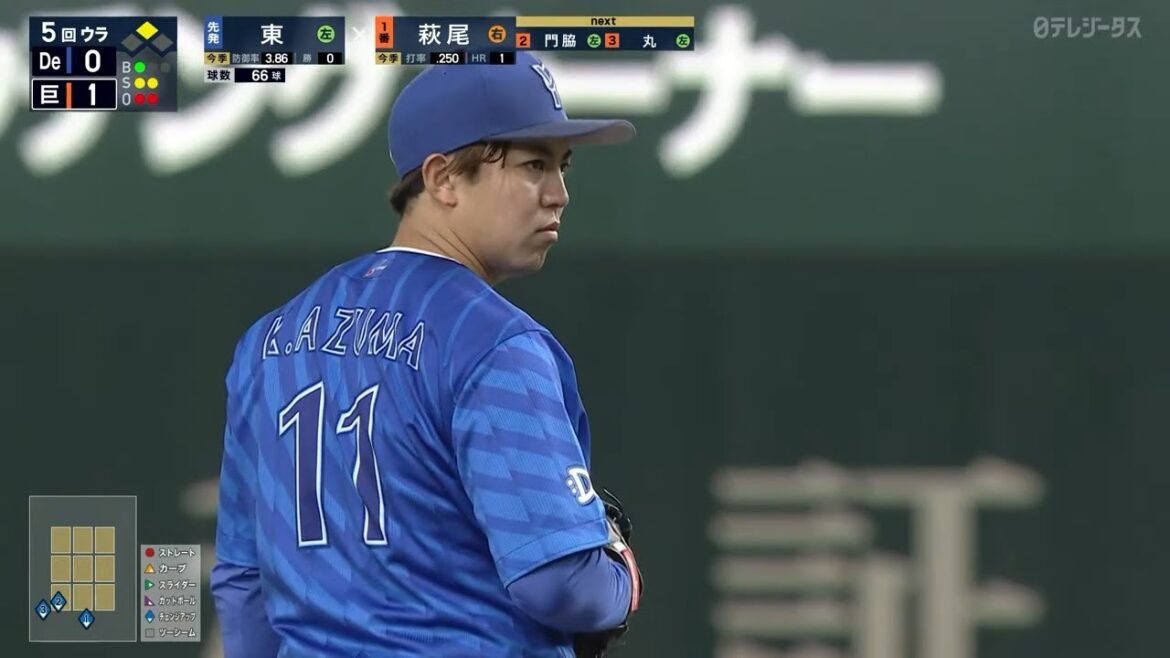 【アズヤマコンビは尊い】東克樹 7回1失点で今シーズン初勝利【祐大のおかげだと思います】