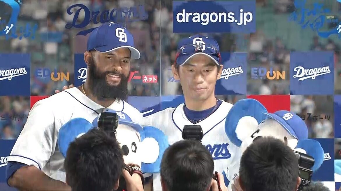 7/8 広島戦 ヒーローインタビュー アルモンテ選手・山井大介投手