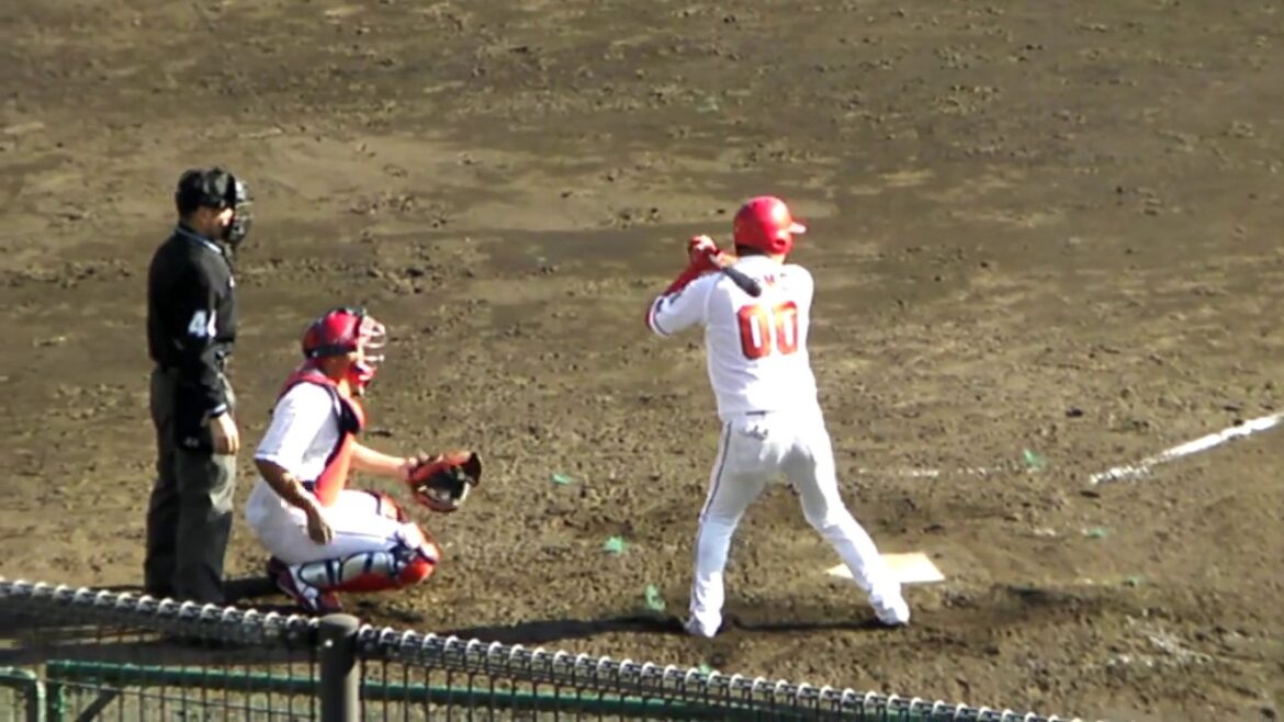 【2020 春季日南】広島カープ 曽根海成のシートバッティング_2020020503