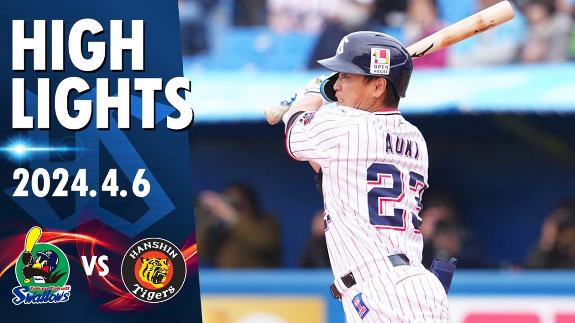 【スワローズ活躍シーン】今季初スタメンの青木宣親選手がマルチ安打｜4月6日 東京ヤクルトスワローズvs阪神タイガース（神宮球場）