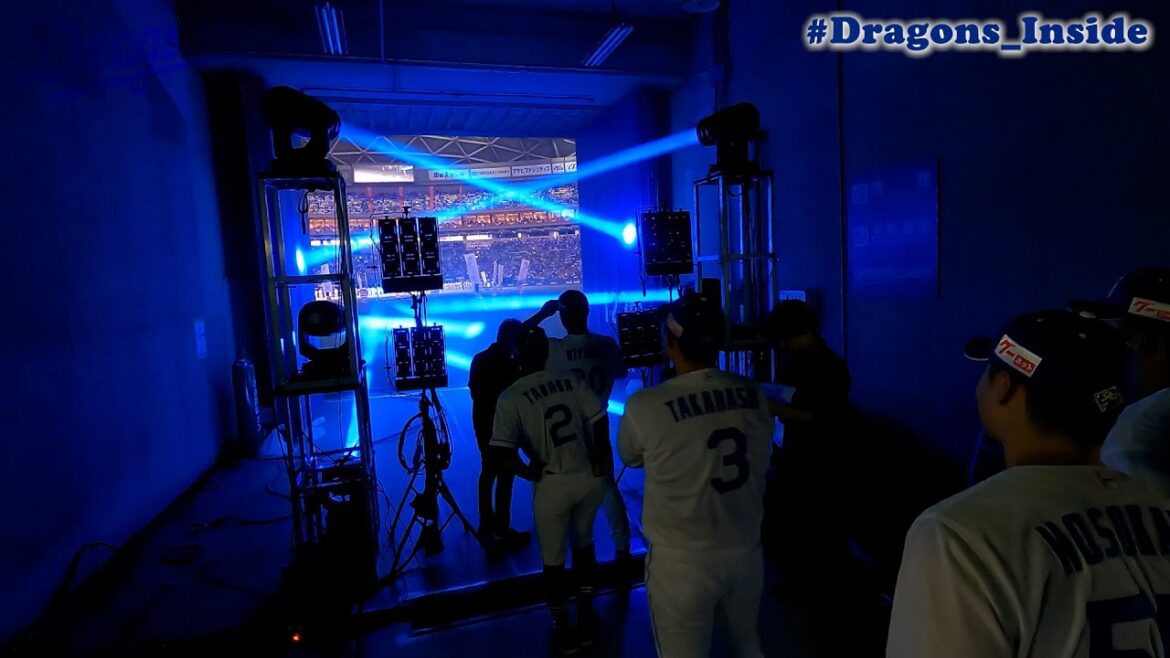 本拠地開幕戦オープニングセレモニー舞台裏📹 #Dragons_Inside