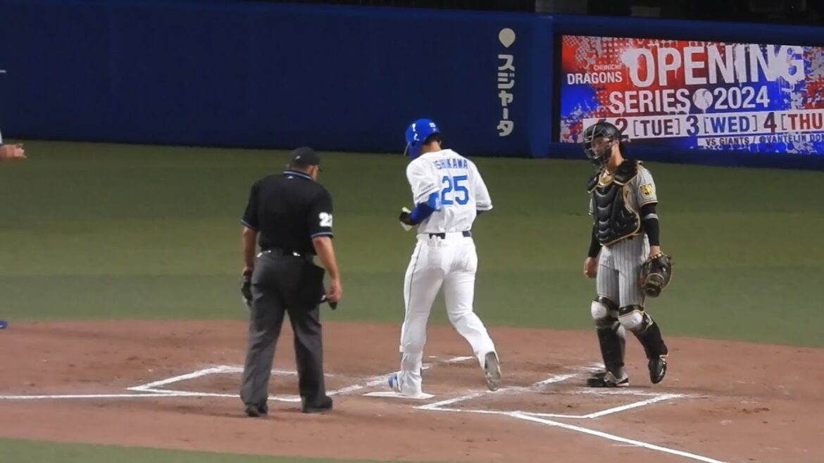 【豪快弾】石川昂弥、阪神・大竹からレフトスタンドにホームラン！オープン戦第1号【中日 vs 阪神】2024.3.16