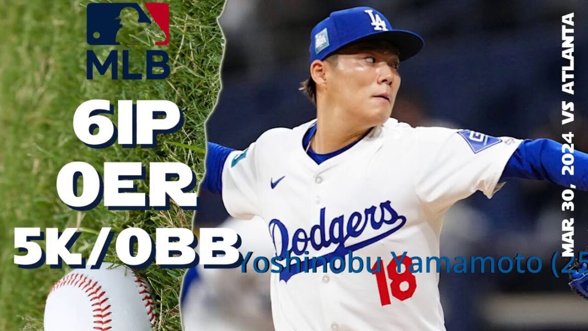 山本 由伸 Yoshinobu Yamamoto March 30, 2024 | MLB highlights