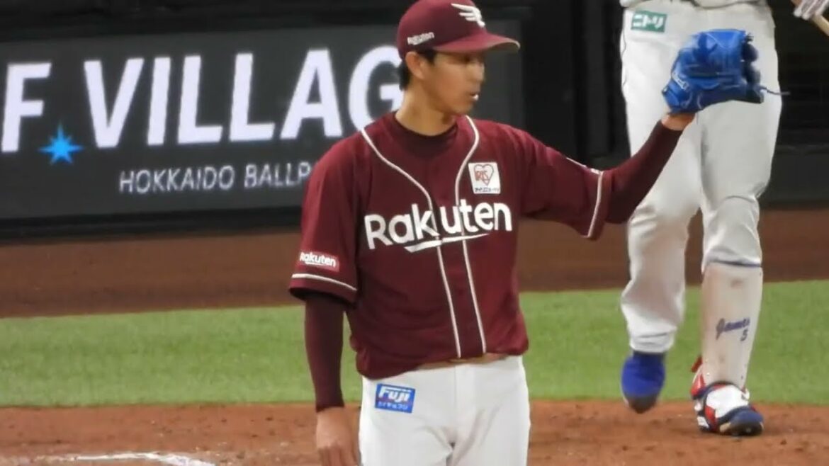 マルティネスのバックスクリーンホームラン未遂‼︎楽天岸孝之から特大フライを放つ　エスコン2024/4/3