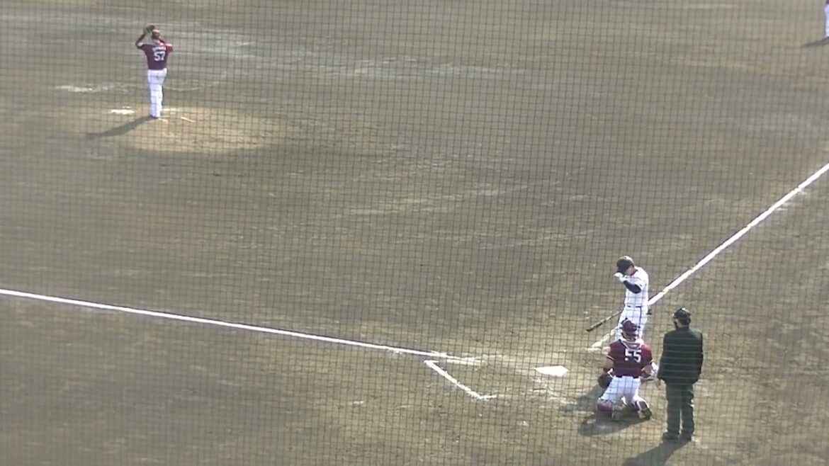 岡田悠希から見逃し三振奪う瀧中瞭太【イースタン 読売ジャイアンツ対 楽天ゴールデンイーグルス2024年3月16日】