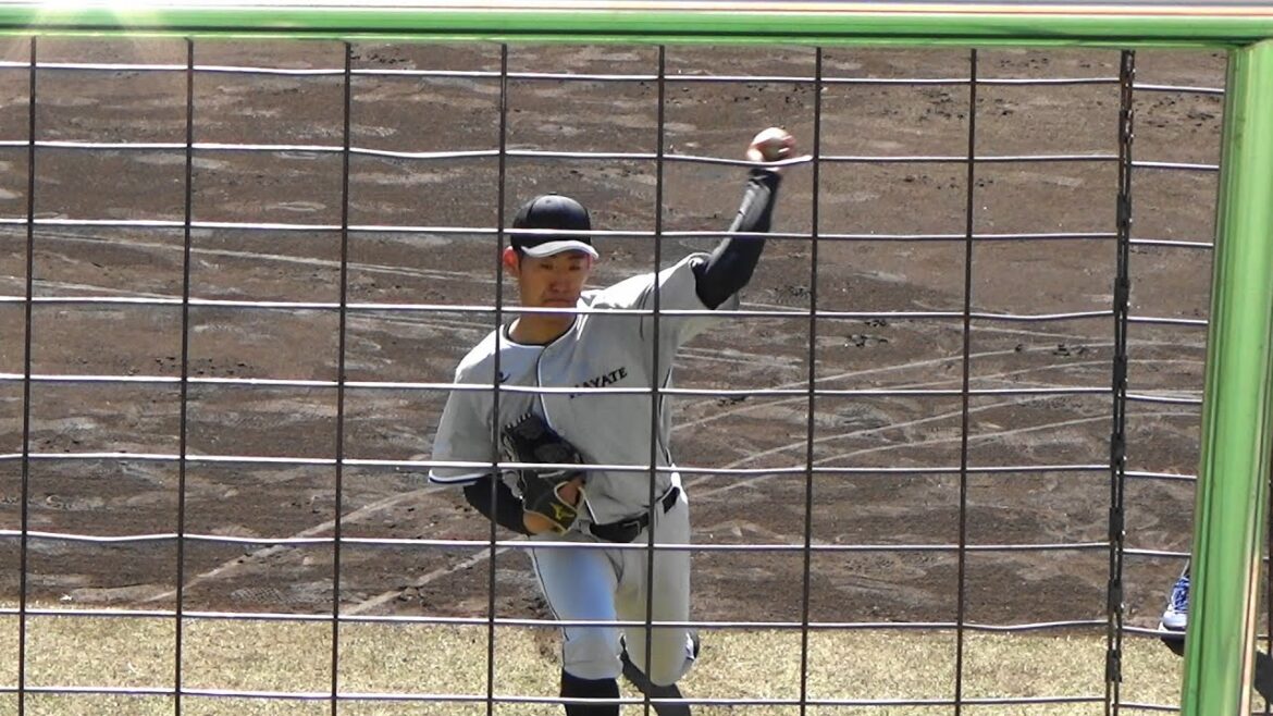 新球団くふうハヤテ：入念なネットスローでフォーム確認する #池谷蒼大 投手 #春季キャンプ