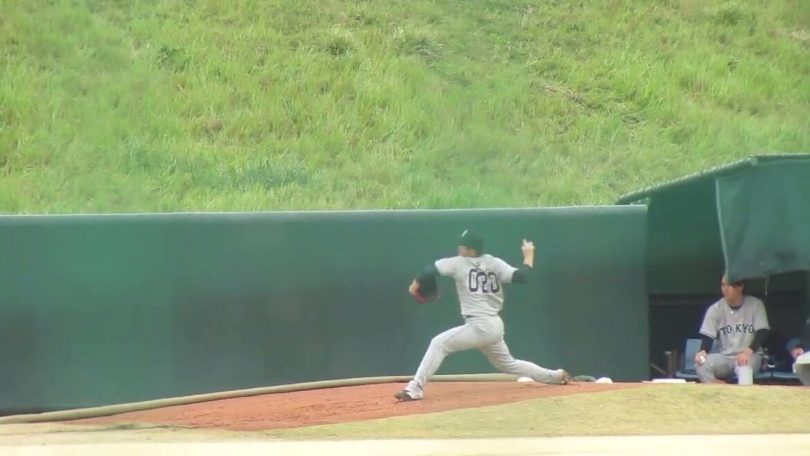 戸田懐生のブルペン投球（ ヤクルトスワローズ対 読売ジャイアンツ2024年3月28日）