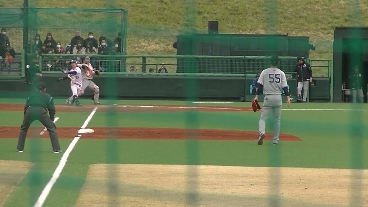 近藤 大亮〜スワローズ打線を三振二つの三者凡退に抑える（ ヤクルトスワローズ対 読売ジャイアンツ2024年3月28日）