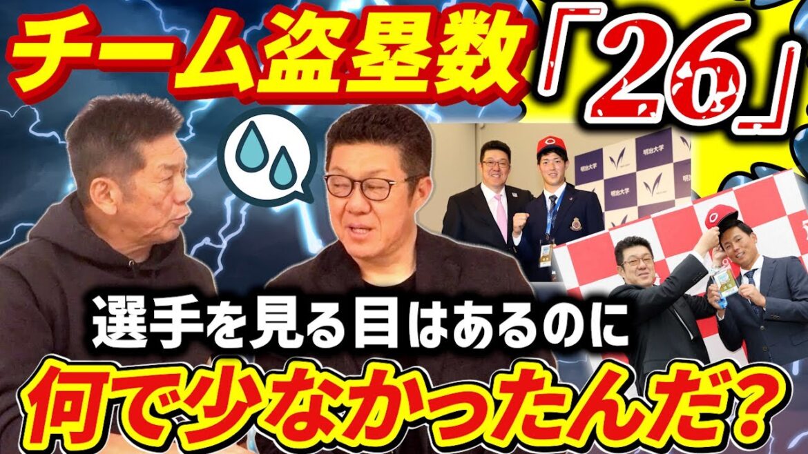 ③【まさかの説教！？】ササ！チーム盗塁数「26」って何であんなに少なかったんだ！？そして森下、栗林獲得秘話も全部話してくれました【佐々岡真司】【高橋慶彦】【広島東洋カープ】【プロ野球OB】