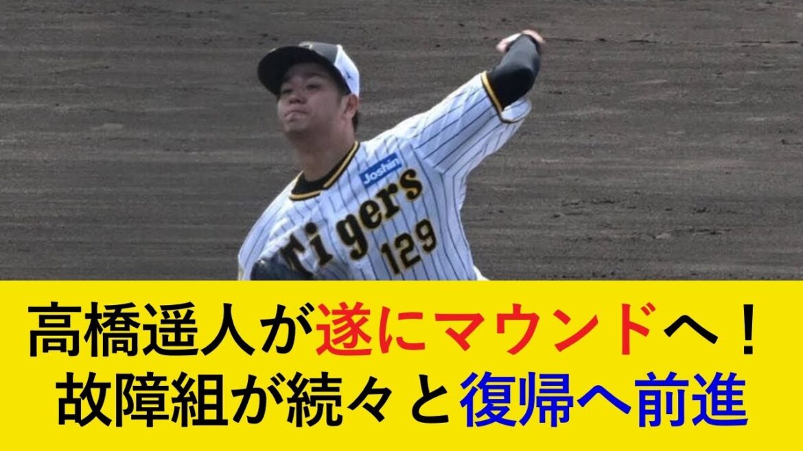 【高橋遥人が復帰へ】打撃投手として2年5ヶ月ぶりに打者と対戦！最速147キロを記録し、復帰へ前進！【阪神タイガース】