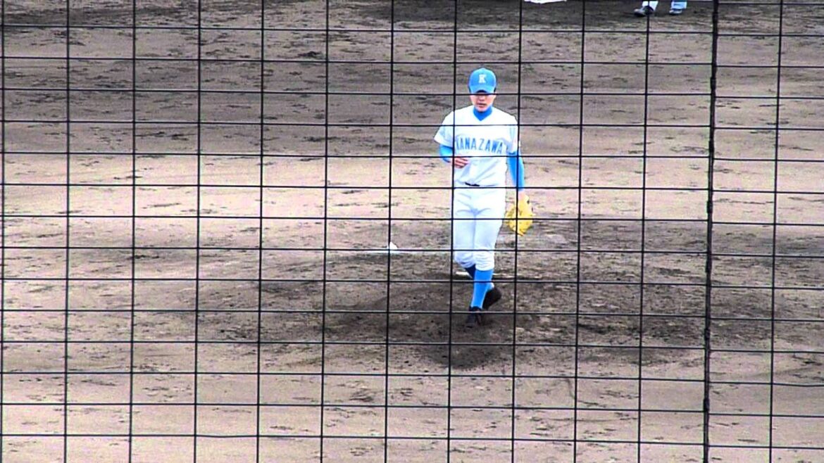 【山口国体】釜田 佳直（金沢）vs能代商　投球練習