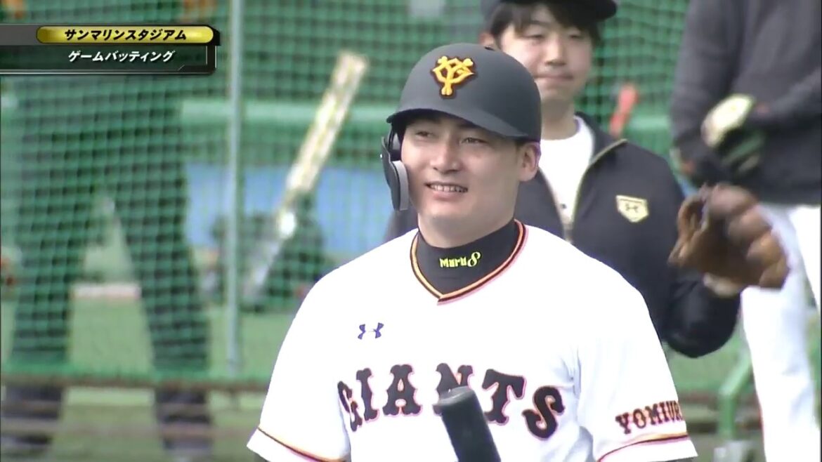 丸佳浩が実戦形式のシート打撃でヤングマン・田口と対決！最高出塁率の選球眼が光る！