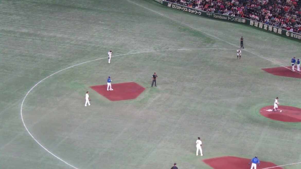 外野守備 弱いよね 丸佳浩 ライトフライをギリギリ落とす2024年4月6日 読売ジャイアンツ対 横浜DeNAベイスターズ