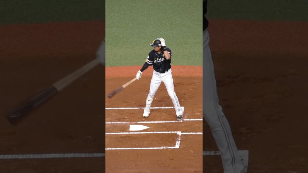 柳田 悠岐　凡退してもさまになってる「ギータ」　#福岡ソフトバンクホークス #shorts