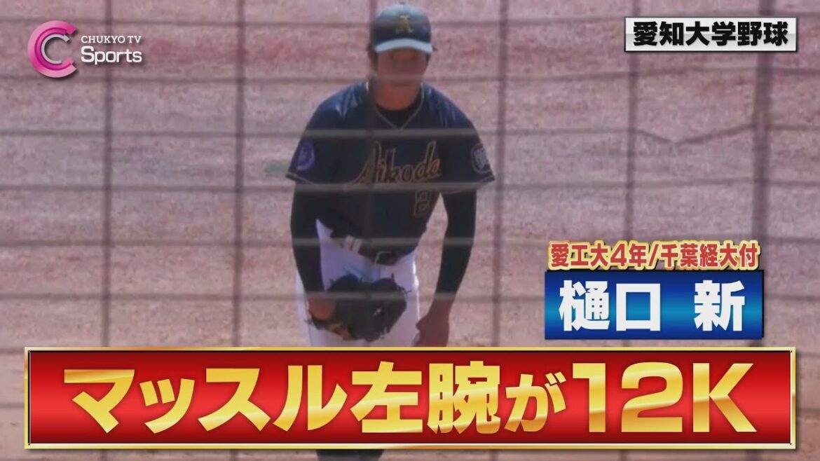 【１４９キロ左腕】愛工大 樋口新が１２奪三振！中村優斗とWエースでリーグ優勝を目指す！【４月７日 愛知大学野球春季リーグ 愛知工業大学×愛知学院大学】