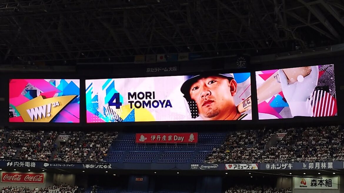 森友哉 選手 ｢T.O.K.  I Believe｣ 奇数打席 登場曲 オリックス･バファローズ 選手 ビジョン映像 PV 演出 @ 京セラドーム 2024 開幕戦
