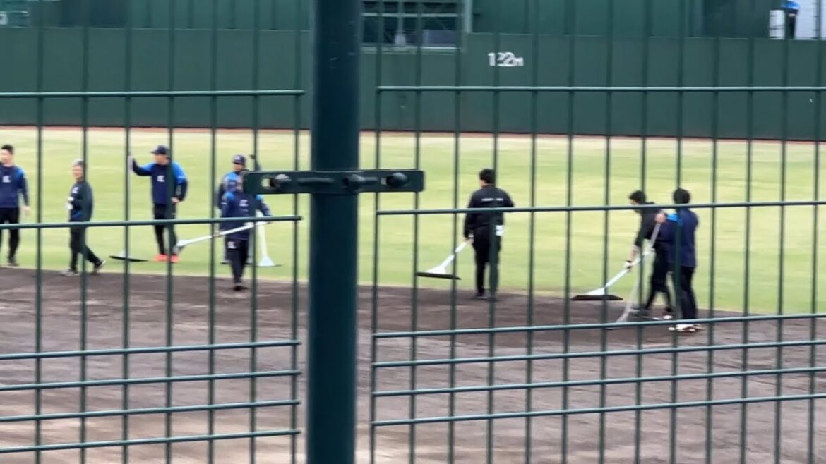 【大宮強風】スタッフの皆さんのグラウンド整備のおかげで試合できました！【西武vsロッテ】2024/4/9