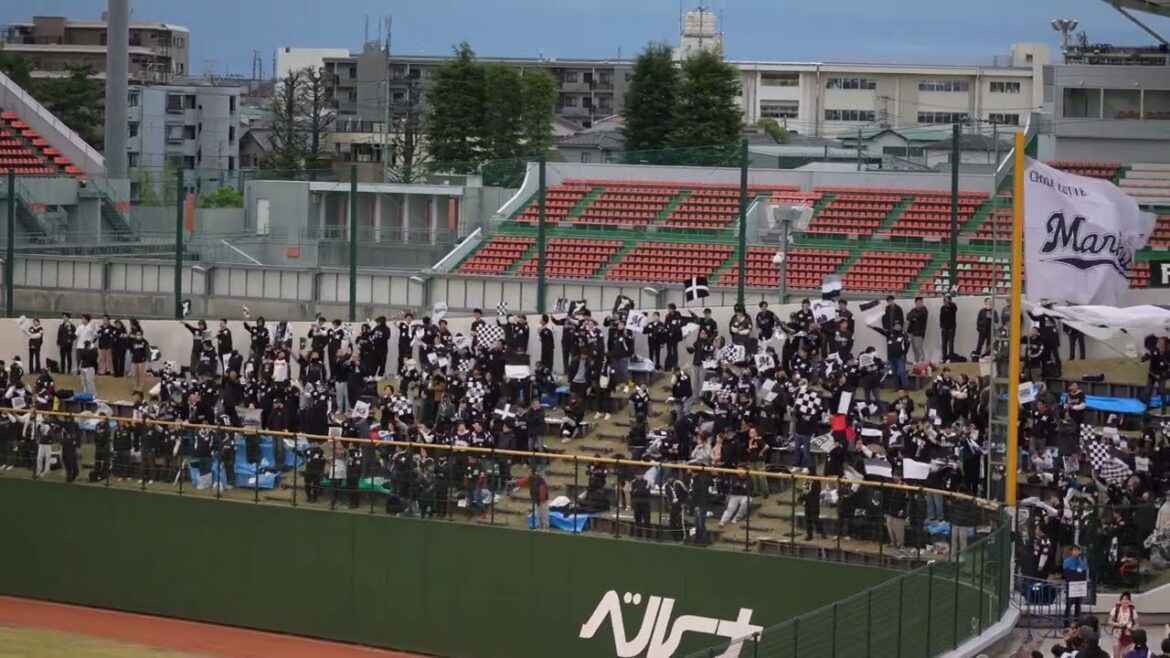 【4K】2024年4月9日 千葉ロッテマリーンズ スタメン発表 県営大宮球場