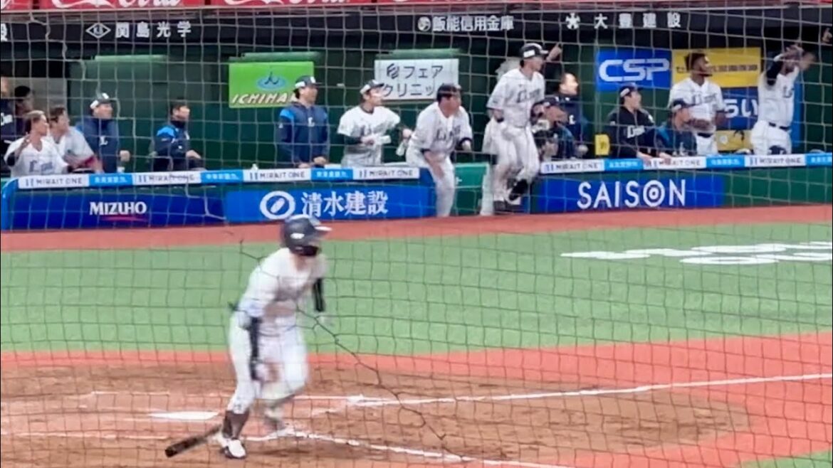 【未遂】サヨナラ勝ちの準備は万端だったライオンズベンチ【西武vsロッテ】2024/4/10  2-2で9回裏 2アウト2、3塁