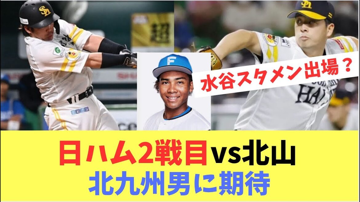【ホークス】日ハム2戦目！北九州男の甲斐が打つ。水谷選手もプロ初出場か？