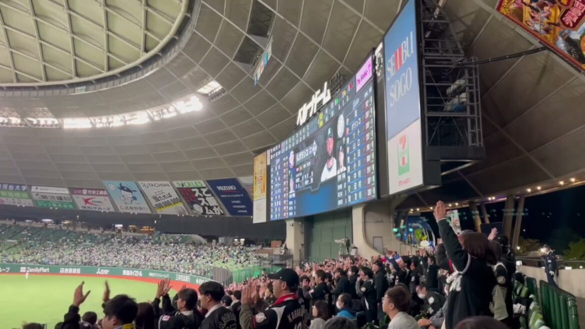 【ベルーナドーム】西武vsロッテ　ポランコ応援　2024/04/10