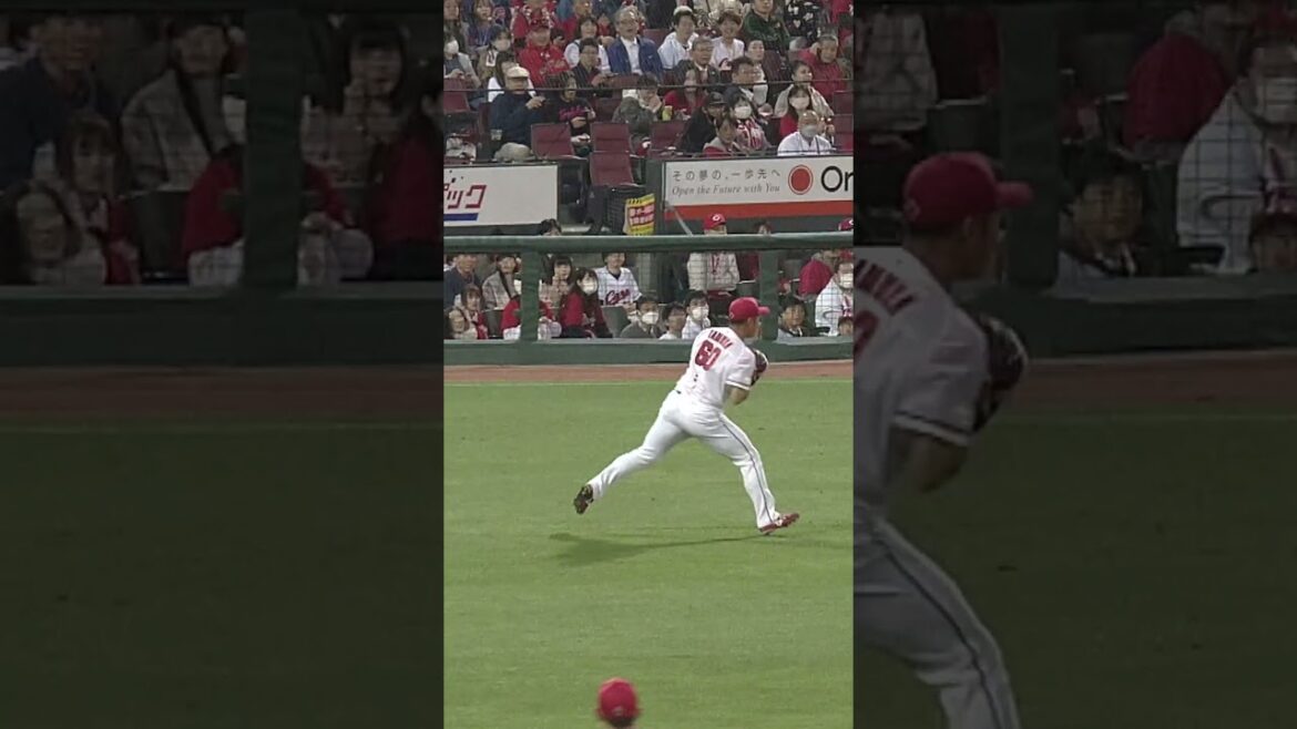 【ライトゴロ】打撃で売り出し中の田村が守備でも魅せた #ライトゴロ #田村俊介 #shorts